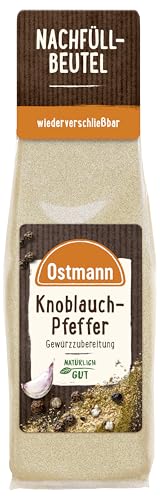 Ostmann Knoblauch- und Pfeffer-Gewürzzubereitung, 50 g Ostmann Knoblauch- und Pfeffer-Gewürzzubereitung, 50 g von Ostmann