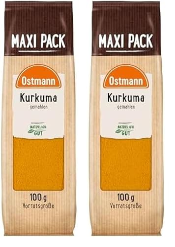 Ostmann Kurkuma gemahlen, 100 g (Packung mit 2) von Ostmann