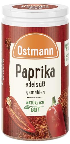 Ostmann Paprika edelsüß 35 g Paprikapulver zum Würzen, süßes Paparikagewürz, Gewürzpaprika-Pulver, für Soßen, Dips, Salate & Gemüse, Menge: 1 Stück von Ostmann