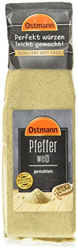 Ostmann Pfeffer weiß gemahlen, 3er Pack (3 x 60 g) von Ostmann Gewürze