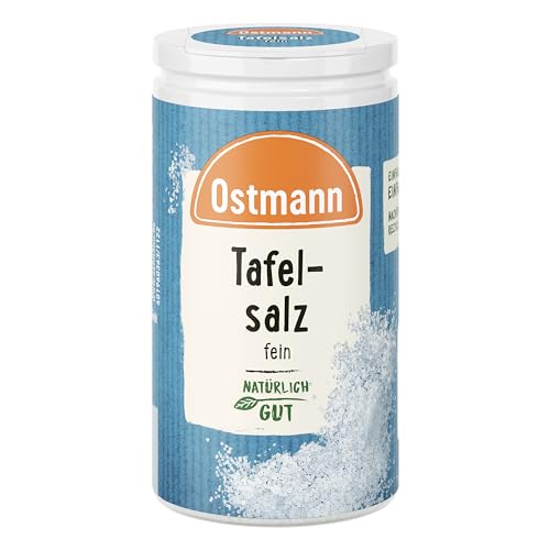 Ostmann Gewürze - Tafelsalz | Feines Speisesalz zum Nachsalzen | Mit praktischem Streuaufsatz | Natürliche Zutaten | 90 g in der Streudose Ostmann Gewürze - Tafelsalz | Feines Speisesalz zum Nachsalzen | Mit praktischem Streuaufsatz | Natürliche Zutaten | 90 g in der Streudose von Ostmann