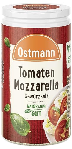 Ostmann Mozzarella - Tomaten Gewürzsalz, 4er Pack (4 x 60 g) (Verpackungsdesign kann abweichen) von Ostmann