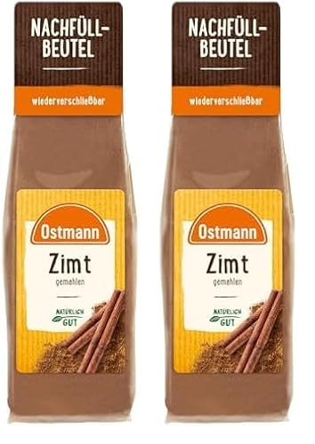 Ostmann Zimt gemahlen, 45 g (Packung mit 2) von Ostmann