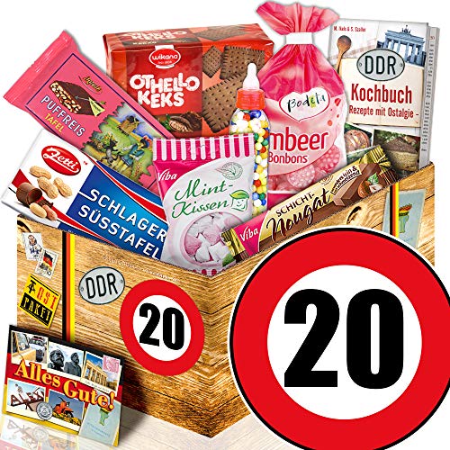 DDR Paket/Geschenk Bruder/Geburtstag 20 / Suessigkeiten Box DDR Paket/Geschenk Bruder/Geburtstag 20 / Suessigkeiten Box von ostprodukte-versand