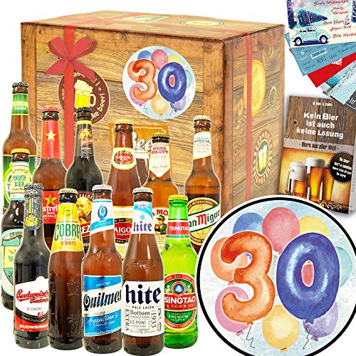 30. Geburtstag / 30 Geburtstag Geschenk / 12 x Biere Welt von ostprodukte-versand