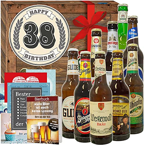38. Geburtstag Geschenk + Deutsches Bier Set + Geschenke Geburtstag Frauen von ostprodukte-versand