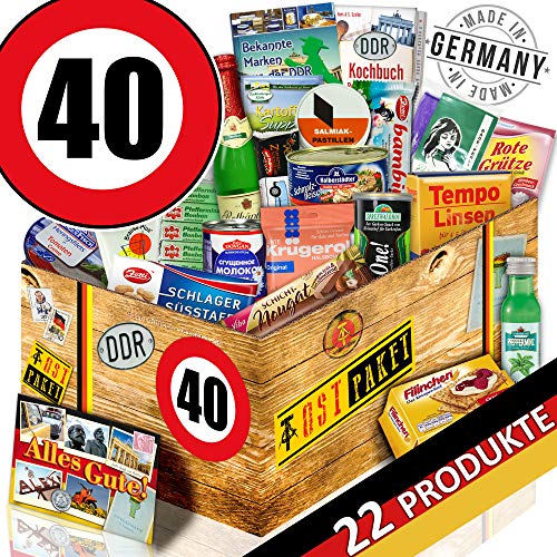 ostprodukte-versand Geschenkset Spezialitäten/DDR Produkte/Geburtstag 40 / Geschenkbox Freund von ostprodukte-versand