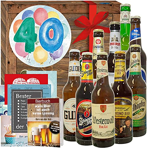 40. Geburtstag / 40-Geburtstag lustige Geschenke/Deutsche Bier Box von Ostprodukte-Versand.de