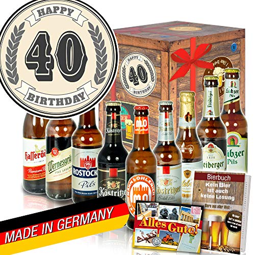 40. Geburtstag - Geschenkidee Geburtstag - Ostdeutsche Biersorten von ostprodukte-versand