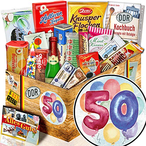 ostprodukte-versand 50. Geburtstag + Süßigkeiten aus dem Osten + Geschenke 50 Geburtstag von ostprodukte-versand