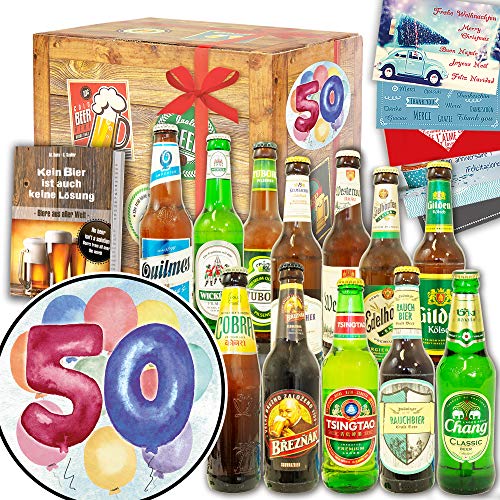 50. Geburtstag - Bier Paket Welt und DE - Geschenke 30. Geburtstag von ostprodukte-versand