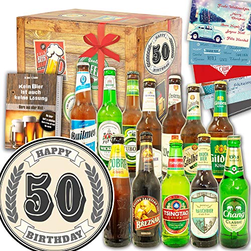 50. Geburtstag/Bier Geschenk Welt und DE/Geschenke 40. Geburtstag von ostprodukte-versand