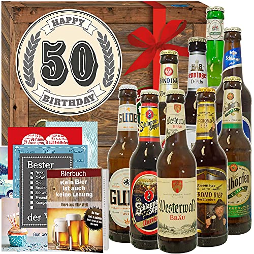 50. Geburtstag/Deutsches Bierset/besondere Geschenke 50 Geburtstag von Ostprodukte-Versand.de