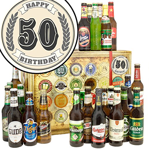 50. Geburtstag / 24x Biere Welt und DE / 40 Geburtstag Geschenke/Weihnachtskalender 2023 Bier von ostprodukte-versand