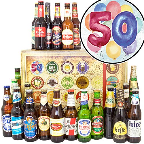 50. Geburtstag + Geschenke zum 50. für Männer + Biere der Welt 24x + Weihnacht Kalender Bier 2024 2025 50. Geburtstag + Geschenke zum 50. für Männer + Biere der Welt 24x + Weihnacht Kalender Bier 2024 2025 von ostprodukte-versand