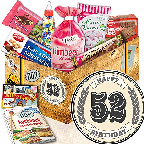 ostprodukte-versand 52. Geburtstag Geschenk/DDR Süßigkeiten/Geschenke 52 Geburtstag Männer von ostprodukte-versand