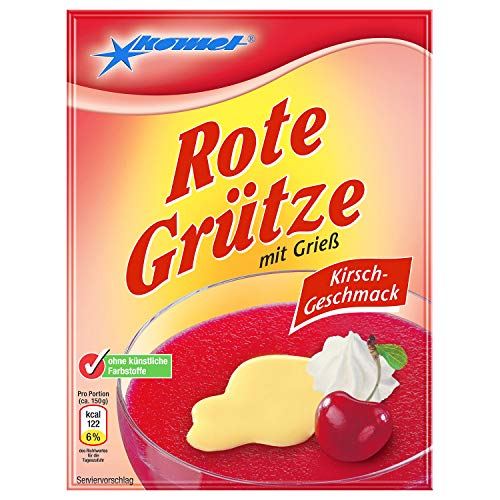 5x Rote Grütze Kirsch Komet (0,25 kg) von ostprodukte-versand