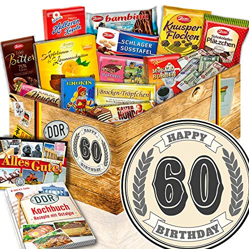 ostprodukte-versand 60. Geburtstag / 60ter Geburtstag Geschenke/Schokolade aus dem Osten von ostprodukte-versand