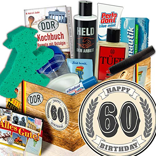 60. Geburtstag/DDR Pflege Box Mann/Geschenkidee zum 60. von ostprodukte-versand