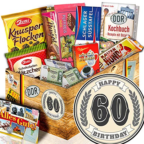 ostprodukte-versand 60. Geburtstag/DDR Schoko Geschenk/Geschenke Geburtstag für Sie von ostprodukte-versand