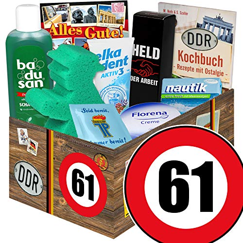 61. Geburtstag Geschenk Idee/Geburtstags Geschenk für Freundin/Pflegeset von ostprodukte-versand