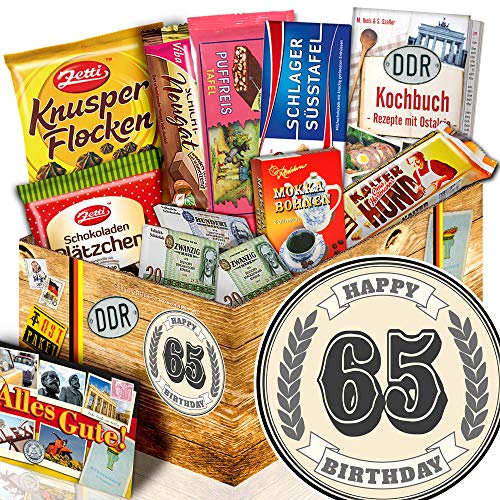 ostprodukte-versand Geschenk zum 65. / DDR Korb/Geschenke 65. Geburtstag Mann von ostprodukte-versand