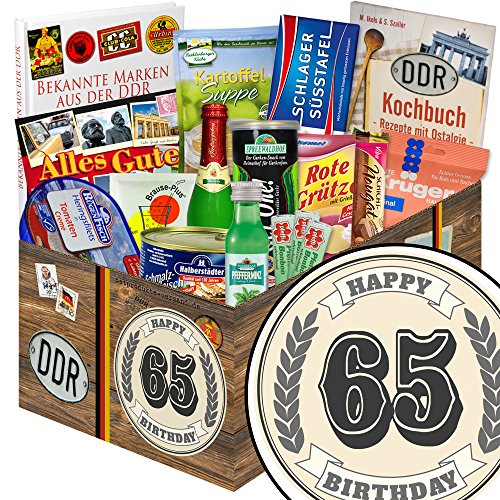 ostprodukte-versand 65. Geburtstagsgeschenk + Ost-Paket + Geschenke zum 65 Geburtstag von ostprodukte-versand