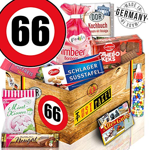 ostprodukte-versand DDR Paket ++ Suessigkeiten Box ++ Zahl 66 ++ Geschenk Opa von ostprodukte-versand