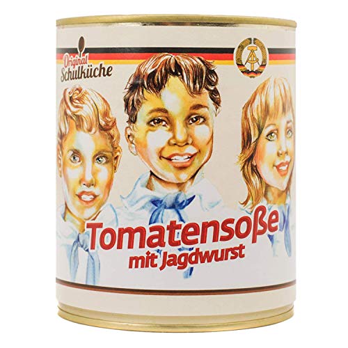 ostprodukte-versand 6er Set Original Schulküche Tomatensoße mit Jagdwurst - DDR Traditionsprodukte von ostprodukte-versand