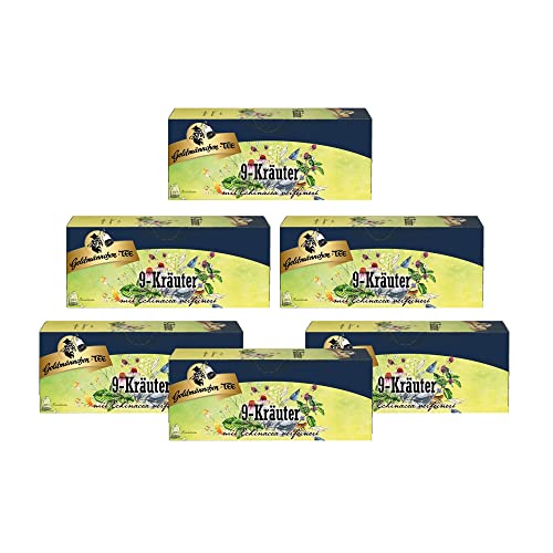 6x Thüringer 9 Kräuter Tee Goldmännchen - nostalgische DDR Kultprodukte 6x Thüringer 9 Kräuter Tee Goldmännchen - nostalgische DDR Kultprodukte von ostprodukte-versand