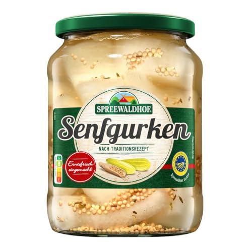 6x Senfgurken aus dem Spreewald 720ml (Spreewaldhof) (4,32 l) von Ostprodukte-Versand.de
