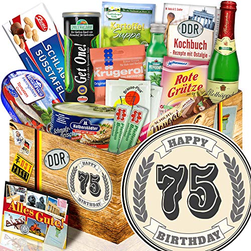 ostprodukte-versand 75. Geburtstagsgeschenke + Spezialitäten + 75 Geburtstag lustige Geschenke von ostprodukte-versand