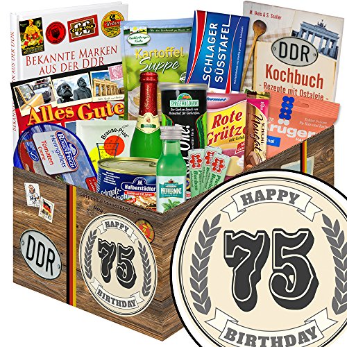 ostprodukte-versand 75 Geburtstag e Geschenke Männer + DDR Ostpaket + Geschenk zum 75. von ostprodukte-versand