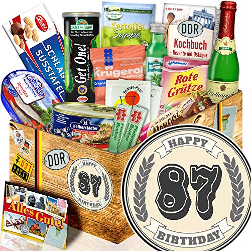 ostprodukte-versand 87. Geburtstagsgeschenke / Ostpaket / Geschenke zum 87 Geburtstag Mutter von ostprodukte-versand