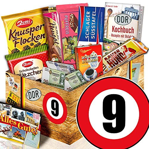 ostprodukte-versand 9. Hochzeitstag/DDR Schokolade Box/Geschenk für 9 Jahre Jubiläum von ostprodukte-versand