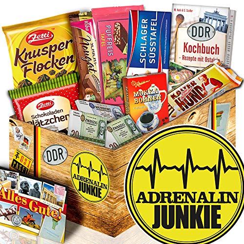 ostprodukte-versand Adrenalinjunkie/DDR Schokoladenset/Geschenk Männer zum Geburtstag von ostprodukte-versand
