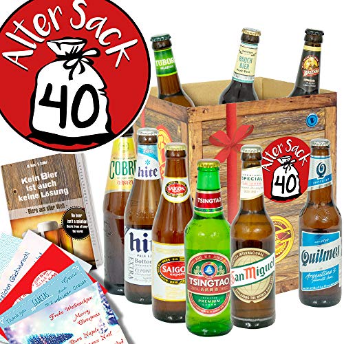 Alter Sack 40 ++ Geschenk Mann 40 ++ Biere aus aller Welt Alter Sack 40 ++ Geschenk Mann 40 ++ Biere aus aller Welt von ostprodukte-versand