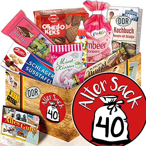 Alter Sack 40 - DDR Süßigkeiten Box - Alter Sack 40 Jahre Alter Sack 40 - DDR Süßigkeiten Box - Alter Sack 40 Jahre von ostprodukte-versand