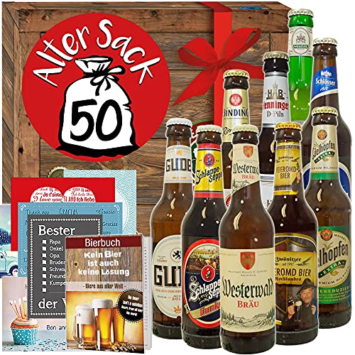 Alter Sack 50 / Bier aus Deutschland / 50 Geburtstagsgeschenk Mann von Ostprodukte-Versand.de
