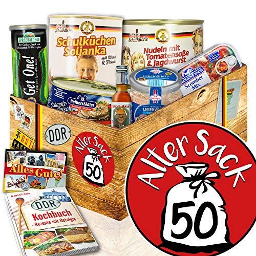 Alter Sack 50 - Herren 50 Geschenk - DDR Paket Alter Sack 50 - Herren 50 Geschenk - DDR Paket von ostprodukte-versand
