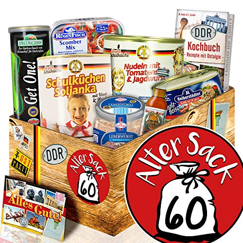 Alter Sack 60 + Geschenkidee Männer 60. + DDR Paket Geschenk Alter Sack 60 + Geschenkidee Männer 60. + DDR Paket Geschenk von ostprodukte-versand