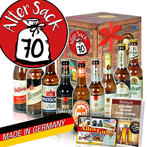 Alter Sack 70 ++ Geschenkbox für Herren ++ Ostbier Sorten von Ostprodukte-Versand.de