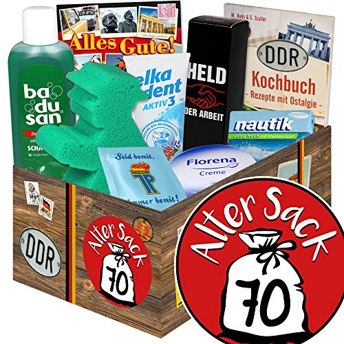 Alter Sack 70 ++ Geschenkbox für Herren ++ Pflege Set DDR Alter Sack 70 ++ Geschenkbox für Herren ++ Pflege Set DDR von ostprodukte-versand