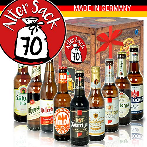 Alter Sack 70 - Geschenk für Herren - DDR Biere von ostprodukte-versand