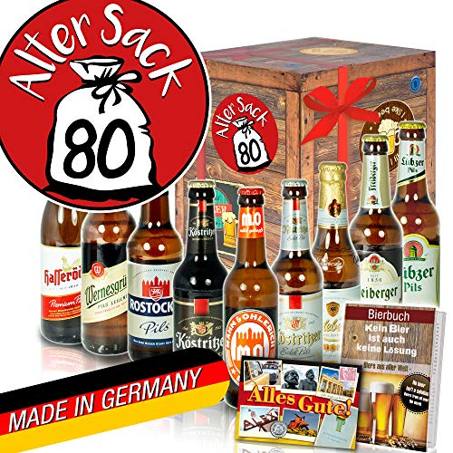 Alter Sack 80 ++ Geburtstag 80 Mann ++ Bier DDR Geschenk Ideen von ostprodukte-versand