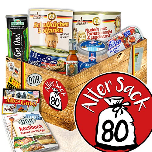 Alter Sack 80 - Geschenk 80 Opa - DDR Waren Alter Sack 80 - Geschenk 80 Opa - DDR Waren von Ostprodukte-Versand.de