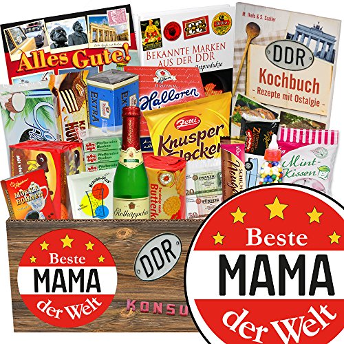 ostprodukte-versand Beste Mama der Welt | DDR Korb | Geschenkideen für Muttertag von ostprodukte-versand