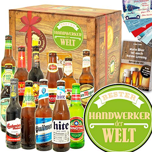 Bester Handwerker/Geschenk Mann Handwerker/Bierset Welt Bester Handwerker/Geschenk Mann Handwerker/Bierset Welt von ostprodukte-versand