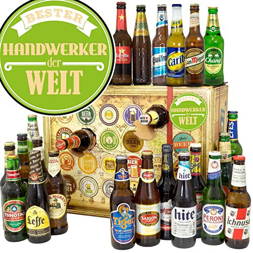 Bester Handwerker - Bier Adventskalender 2023 - Bier aus aller Welt 24x von ostprodukte-versand