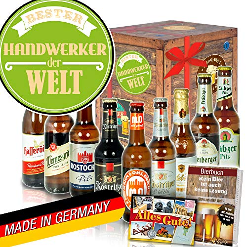 Bester Handwerker - mit Ostdeutschen Biersorten - Handwerker Geschenke Bester Handwerker - mit Ostdeutschen Biersorten - Handwerker Geschenke von ostprodukte-versand